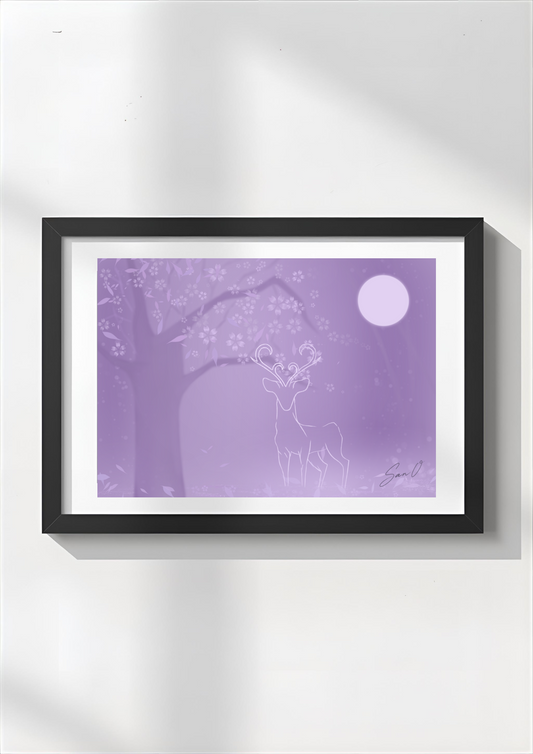 Ethereal Lilac Forest