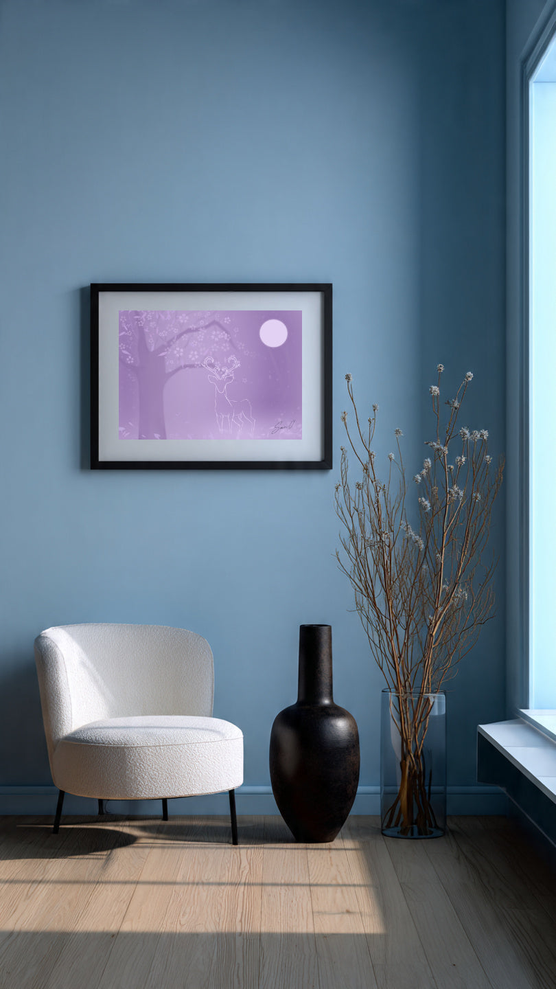 Ethereal Lilac Forest