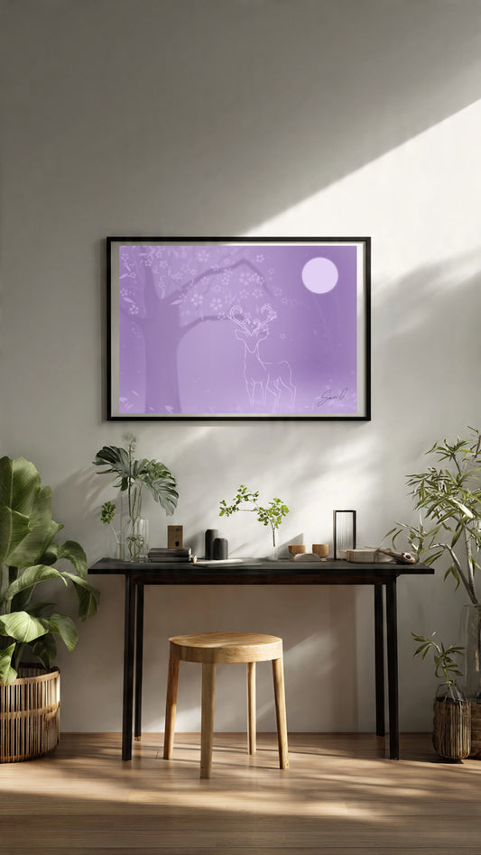 Ethereal Lilac Forest